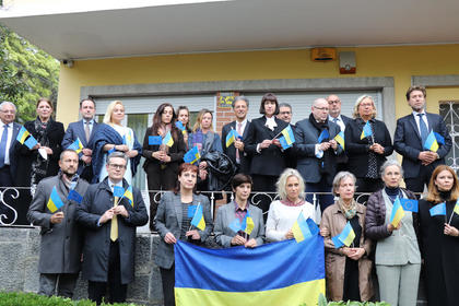 Посланиците на страните-членки на ЕС в Лисабон изразиха своята солидарност с Украйна